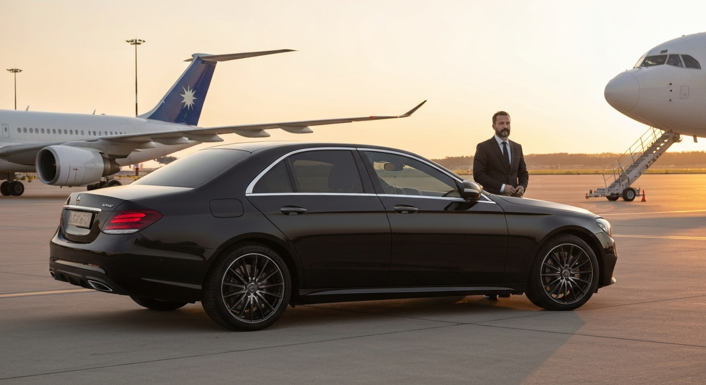 Accueil tarmac Mercedes